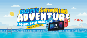 BLUEY’S SWIMMING ADVENTURE 2026 cover